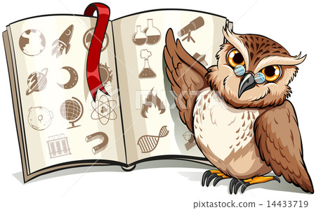 Owl beside the book Owl beside the book 14433719
