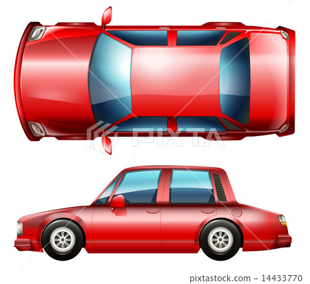A red sedan vehicle 14433770