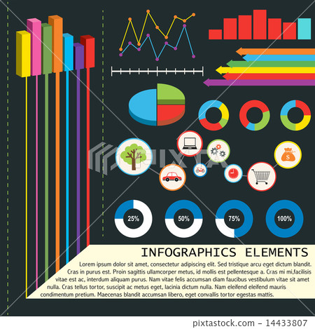 Infographics elements with graphs Infographics elements with graphs 14433807