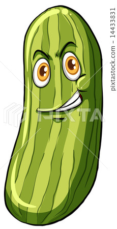 Cucumber with a face Cucumber with a face 14433831