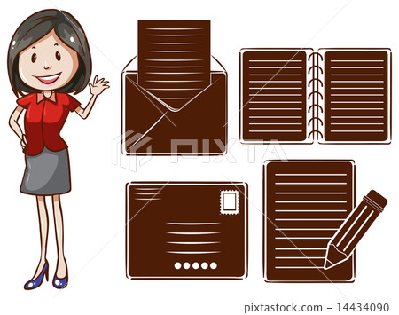 An office girl An office girl 14434090