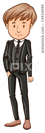 A man wearing a formal attire A man wearing a formal attire 14434094