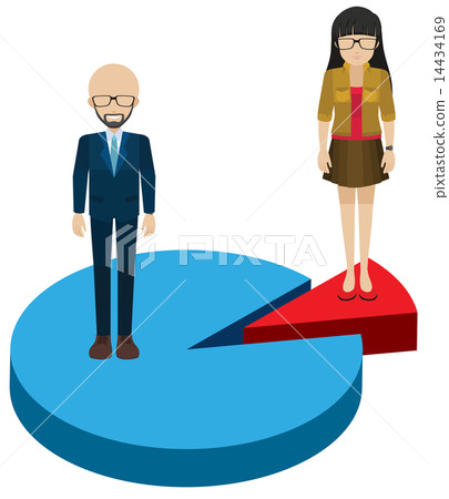 A pie with a man and a woman A pie with a man and a woman 14434169