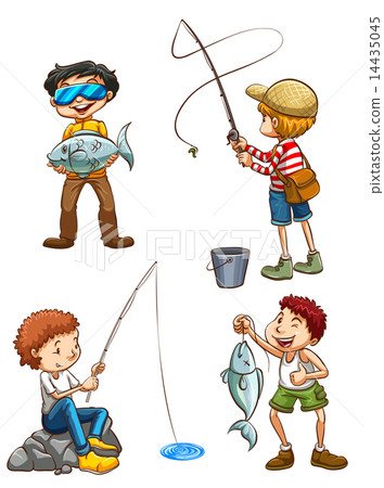 A sketch of men fishing 14435045