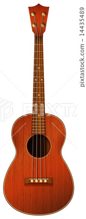 A brown guitar A brown guitar 14435489