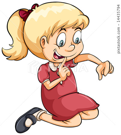 A cute young girl A cute young girl 14435794