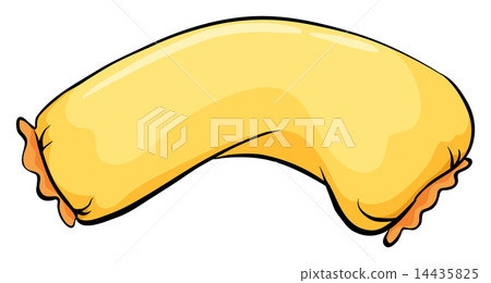 A long yellow pillow 14435825