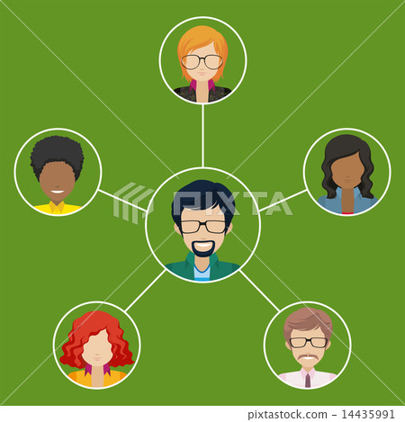 Network of businessminded people Network of businessminded people 14435991