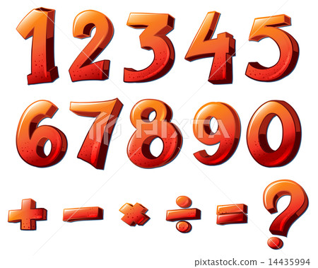 Numbers and mathematical symbols Numbers and mathematical symbols 14435994