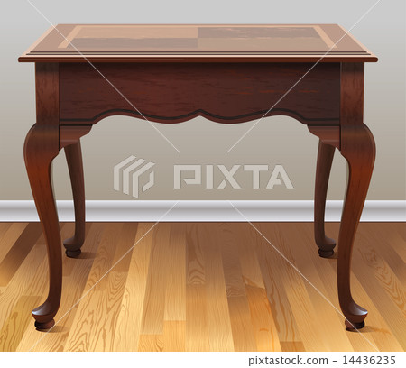 Wooden table in the house 14436235