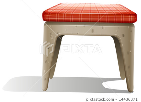 A chair furniture with a checkered pillow A chair furniture with a checkered pillow 14436371