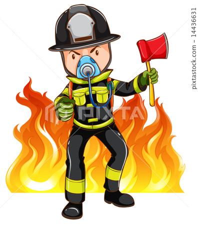 A brave fireman 14436631