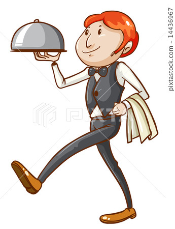 A simple sketch of a waiter A simple sketch of a waiter 14436967