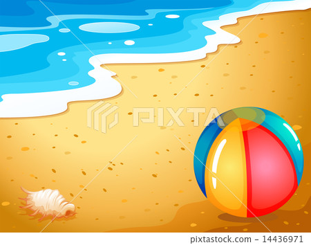 A ball at the beach 14436971