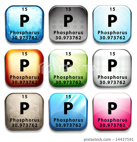An icon showing the element Phosphorus An icon showing the element Phosphorus 14437591