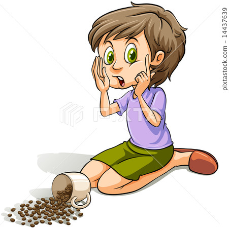 Girl spilling the beans Girl spilling the beans 14437639