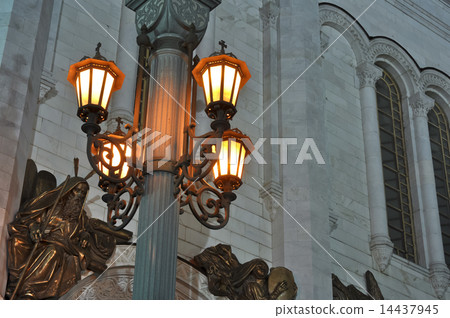 Christ Saviour Cathedral at night. Moscow. Russia Christ Saviour Cathedral at night. Moscow. Russia 14437945
