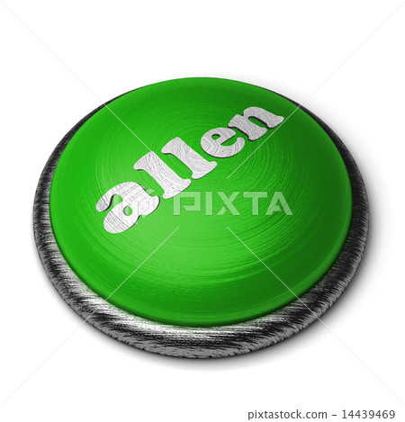 allen word on green button isolated on white allen word on green button isolated on white 14439469