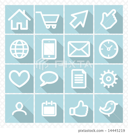 set icons with shadow set icons with shadow 14445219