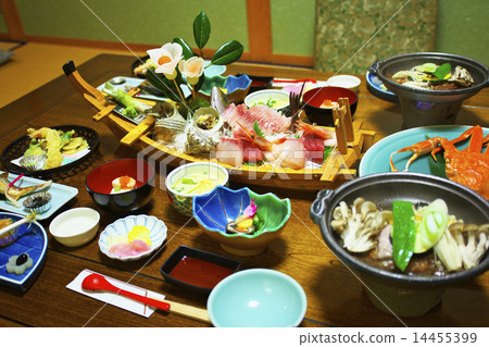 Dinner of Izu's inn Dinner of Izu's inn 14455399