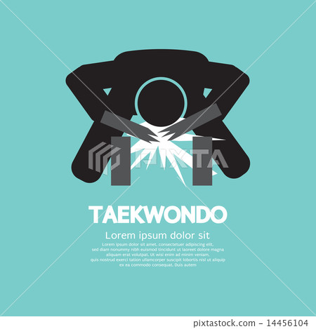 Taekwondo Asian Sport Symbol Taekwondo Asian Sport Symbol 14456104