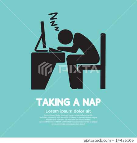 Taking a Nap Graphic Symbol Taking a Nap Graphic Symbol 14456106