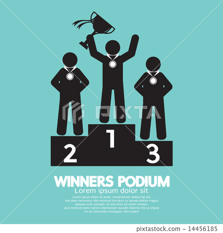 Winners Podium Symbol Winners Podium Symbol 14456185