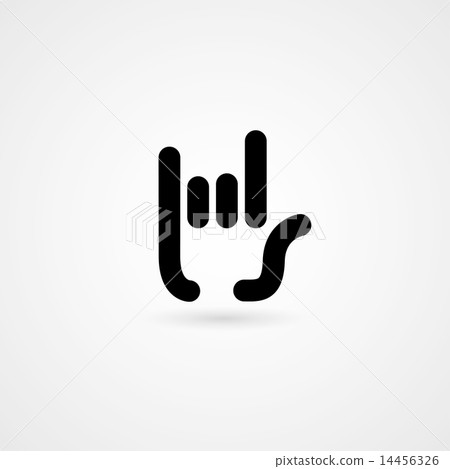 rock and roll sign rock and roll sign 14456326