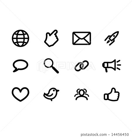 media icons media icons 14456450