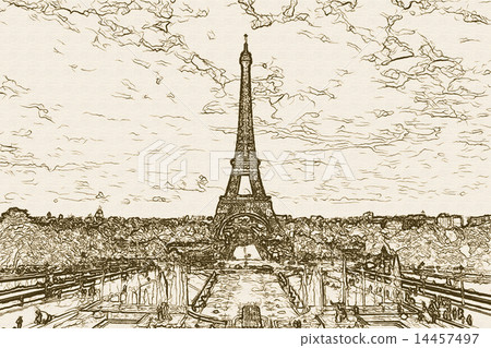 Paris - the Eiffel Tower Paris - the Eiffel Tower 14457497