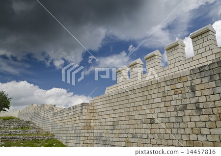 Ancient ruins of a medieval fortress Ancient ruins of a medieval fortress 14457816