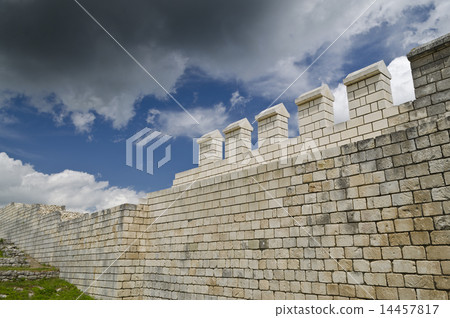 Ancient ruins of a medieval fortress Ancient ruins of a medieval fortress 14457817