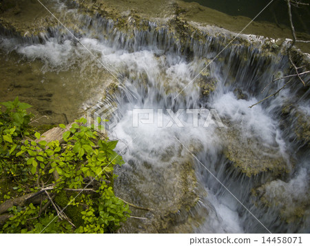 Water etudes in waterfall  14458071