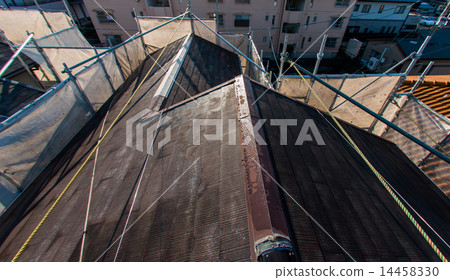 Exterior wall construction Roof painting 14458330