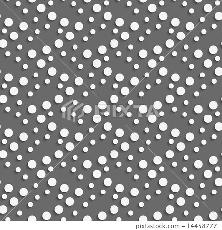 Geometrical pattern with big and small dots 14458777