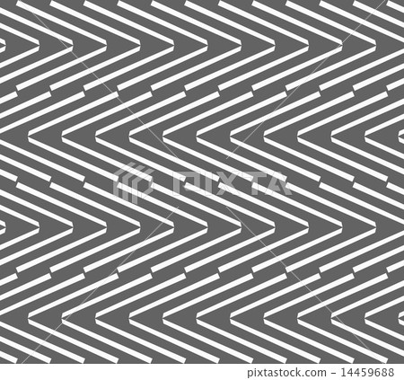 Monochrome pattern with white chevrons 14459688