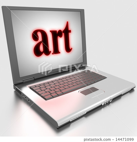 art word on laptop art word on laptop 14471099