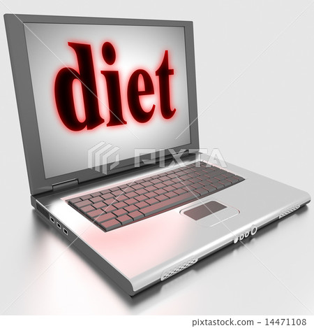 diet word on laptop diet word on laptop 14471108