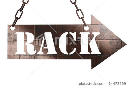 rack word on metal pointer 14472269