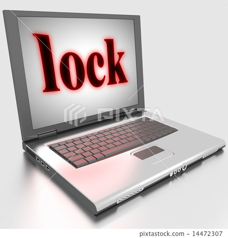 lock word on laptop lock word on laptop 14472307