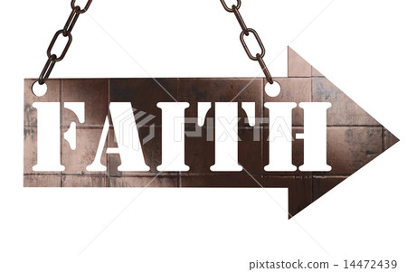 faith word on metal pointer faith word on metal pointer 14472439