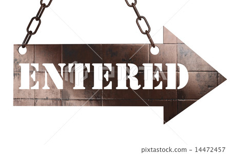entered word on metal pointer entered word on metal pointer 14472457