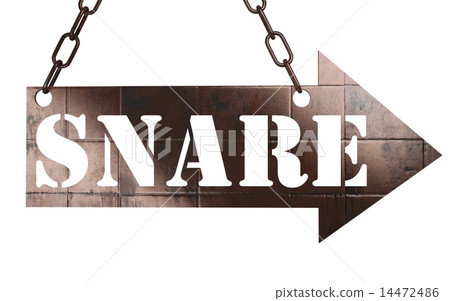 snare word on metal pointer snare word on metal pointer 14472486