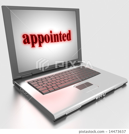 appointed word on laptop 14473637
