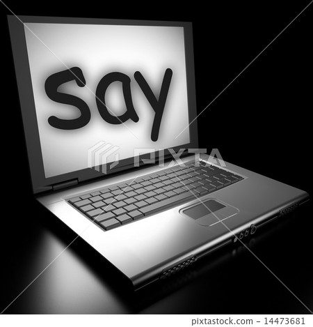 Word on laptop Word on laptop 14473681