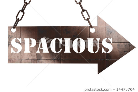spacious word on metal pointer 14473704