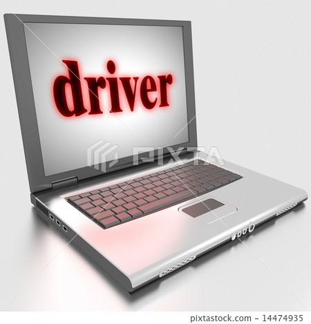 driver word on laptop 14474935
