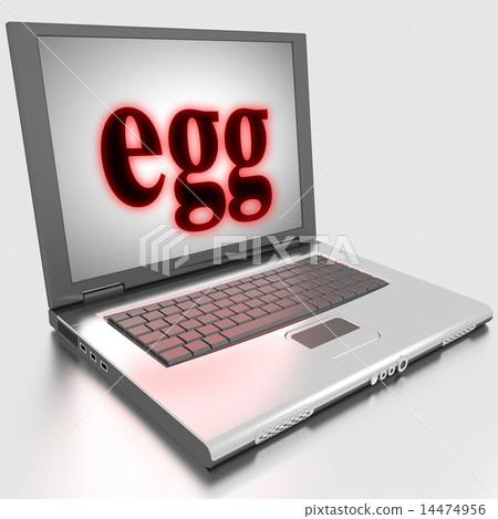 egg word on laptop egg word on laptop 14474956