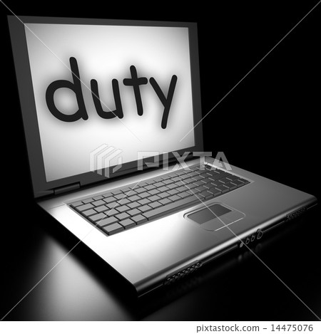 duty word on laptop duty word on laptop 14475076