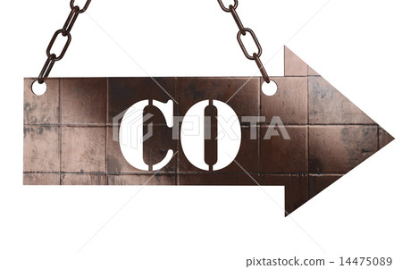 co word on metal pointer co word on metal pointer 14475089